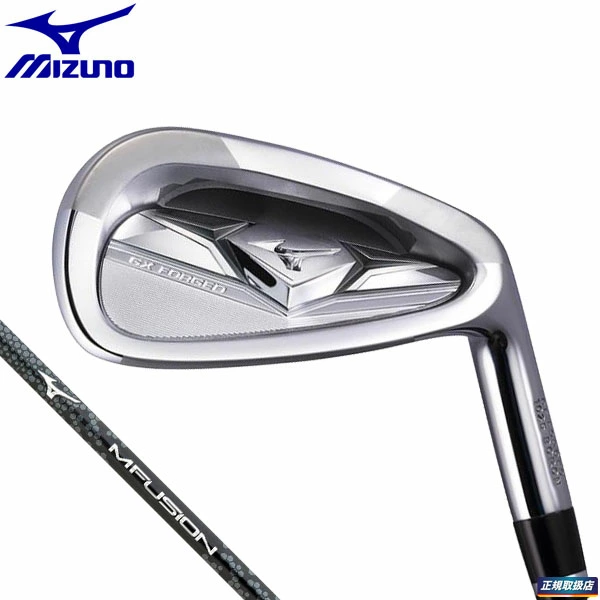 ミズノ GX フォージド アイアン 5本セット（＃6～9、PW） MFUSION i カーボンシャフト [2018年モデル] [有賀園ゴルフ]