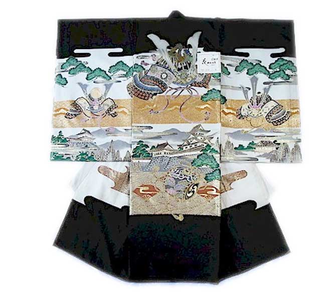 お宮参り 男児初着 のしめ ３ 宮詣り 男子 男の子 キモノ きもの 着物 祝着 送料無料