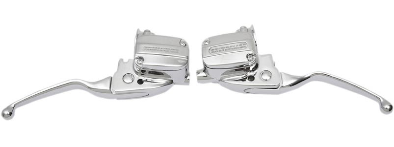 【06101952】 クローム ブレーキ＆クラッチコントロールキット 2008年以降ツーリングモデル用：2017年以降ツーリングモデルに適合 (但しロードグライドモデルは除く)