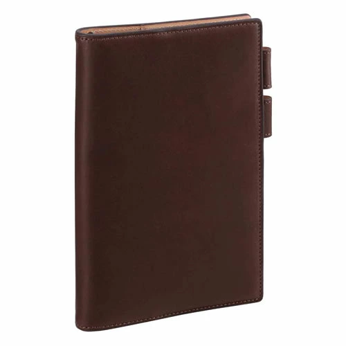 レイメイ藤井 ダ・ヴィンチ グランデ アースレザー システム手帳 聖書サイズリング11mm ダークブラウン JDB113E