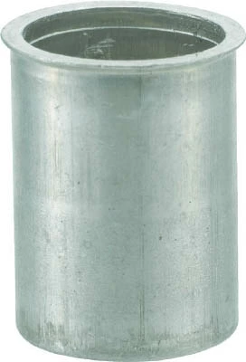 TRUSCO クリンプナット薄頭アルミ 板厚4.0 M6X1 1000入(1箱) TBNF6M40AC 4097173