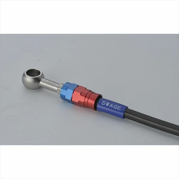 【代引不可】SWAGE-LINE PRO(スウェッジラインプロ):ステンレスメッシュブレーキホース(リア用) YZF-R25/R3 ABS (15) SAPB358R