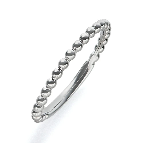 指輪 PT900 プラチナ ボールが連なったデザインリング 幅1.7mm｜900pt 貴金属 ジュエリー レディース メンズ