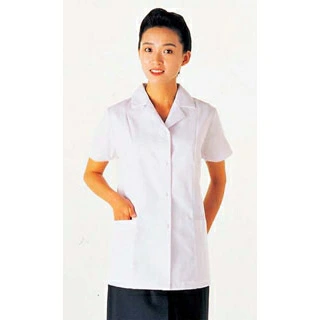 【まとめ買い10個セット品】 【業務用】女性用コート(調理服)AA337-8 7号