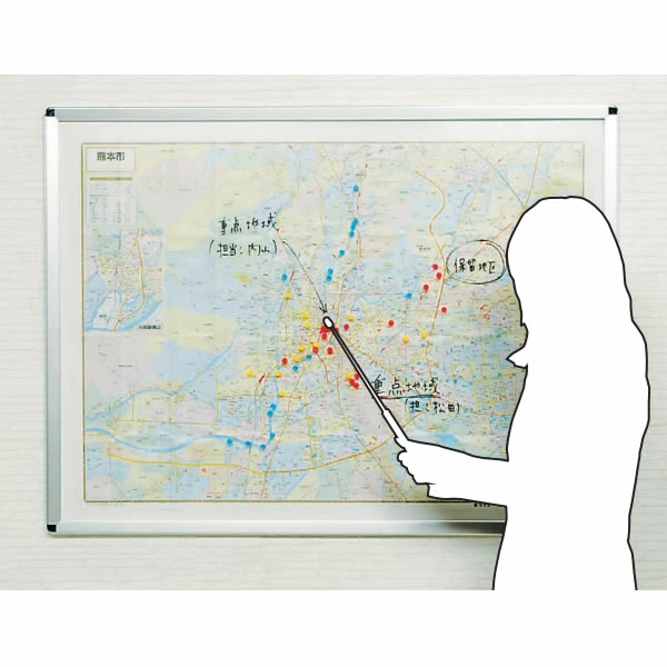 地域説明用パネル 1200×900mm【QM-TS34】