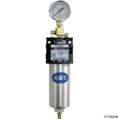 ■フクハラ スーパープレフィルター(圧力計付）  〔品番:SM350APF-M1-3〕[TR-8510580]