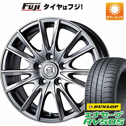 【送料無料】 205/60R16 16インチ TECHNOPIA テクノピア アフロディーテ EF 6.5J 6.50-16 DUNLOP ダンロップ エナセーブ RV505 サマータイヤ ホイール4本セット