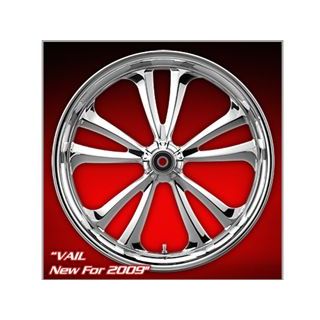 部品屋K&W 汎用 ホイール本体 VAIL/RENEGADE WHEELS クロームメッキ 18×14in