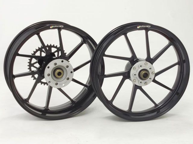 ゲイルスピード Dトラッカー ホイール本体 TYPE-R フロント（350-17） ブラックメタリック