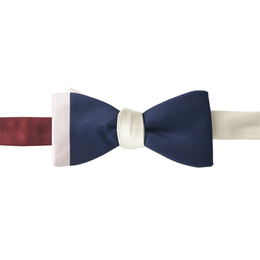 【giraffe / ジラフ / 蝶ネクタイ / ボウタイ】ポイントボウタイ NAVY×PINK