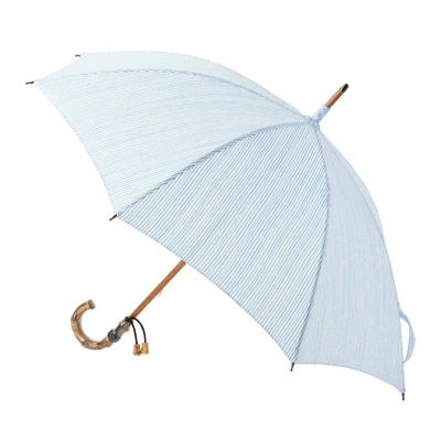 レディースパラソル(日傘)浴衣を引き立てる日本の和の日傘木棒手開(ストライプ柄)バッグ・小物 傘 レディース日傘