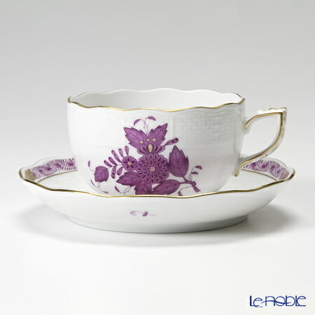 ヘレンド(HEREND) アポニーライラック 00724-0-00／724 ティーカップ＆ソーサー 200cc おしゃれ かわいい 食器 ブランド 結婚祝い 内祝い
