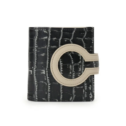 ヒロコ ハヤシ HIROKO HAYASHI ARTE(アルテ) 薄型二つ折り財布 (グレー)