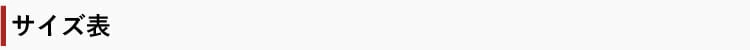 サイズ表