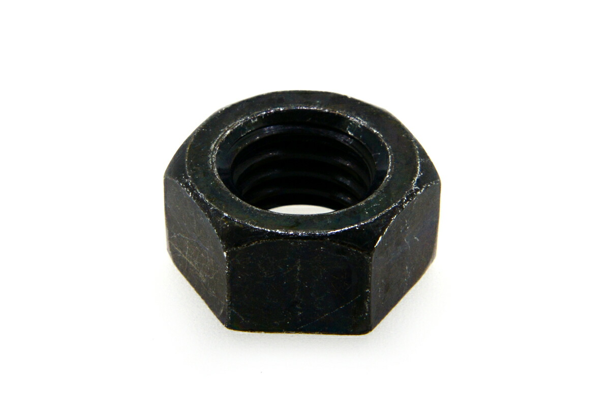 鉄/三価ブラック 六角ナット [1種]Ｍ２．６ 【 小箱 ： 1箱／8000個入り 】