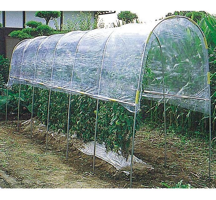 雨よけハウスA-15セット ( ハウス栽培 ガーデニング 野菜づくり 家庭菜園 ビニル ビニール ハウス ビニールハウス ビニルハウス 雨よけ 雨除け 園芸用品 農業用資材 農業資材 )