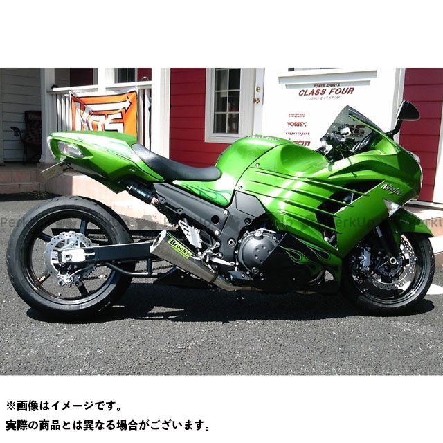 Brocks ニンジャZX-14R マフラー本体 ALIEN HEAD 2 フルエキゾースト 仕様：ステンレスポリッシュ ブロックス