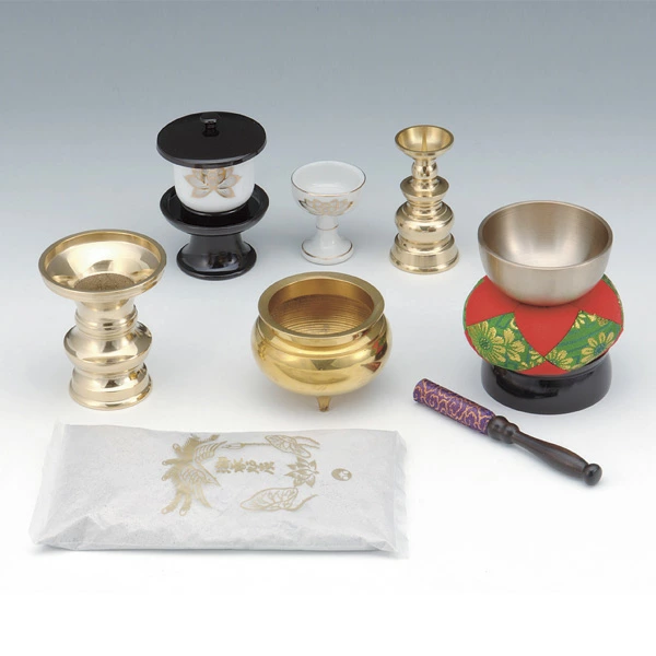 仏具7点セット 仏具 セット(代引不可)【送料無料】