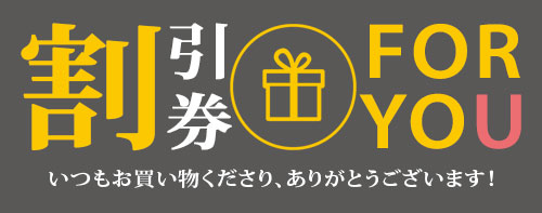 商品到着後レビュー投稿で500円割引券プレゼント
