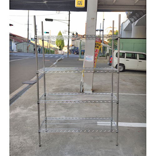 【中古】ラックシェルフ タニコー 幅1200×奥行460×高さ1920 【送料別途見積】【業務用】