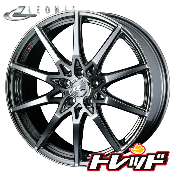 送料無料 215/55R17 TOYO トーヨー SD-7 Weds LEONIS SV BMCMC（ブラックメタルコート/ミラーカット） サマータイヤホイール 4本セット 5H114.3